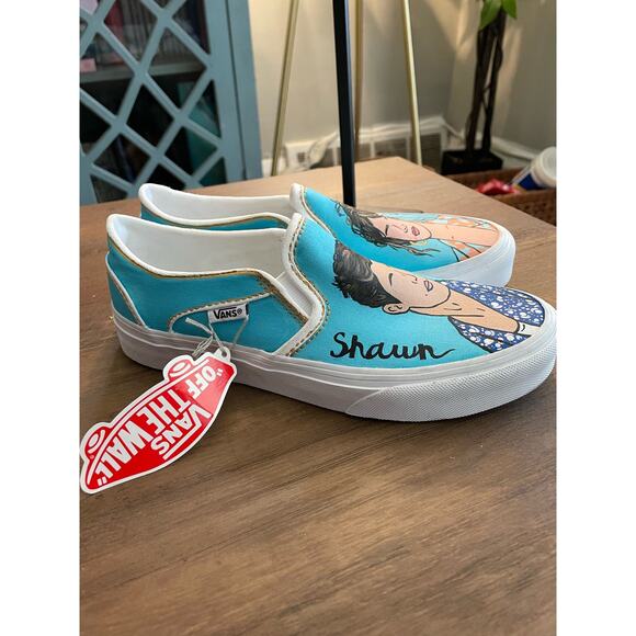 NWT Camila and Shawn Hand Painted Vans Sz. 6.5 - Picture 5 of 9